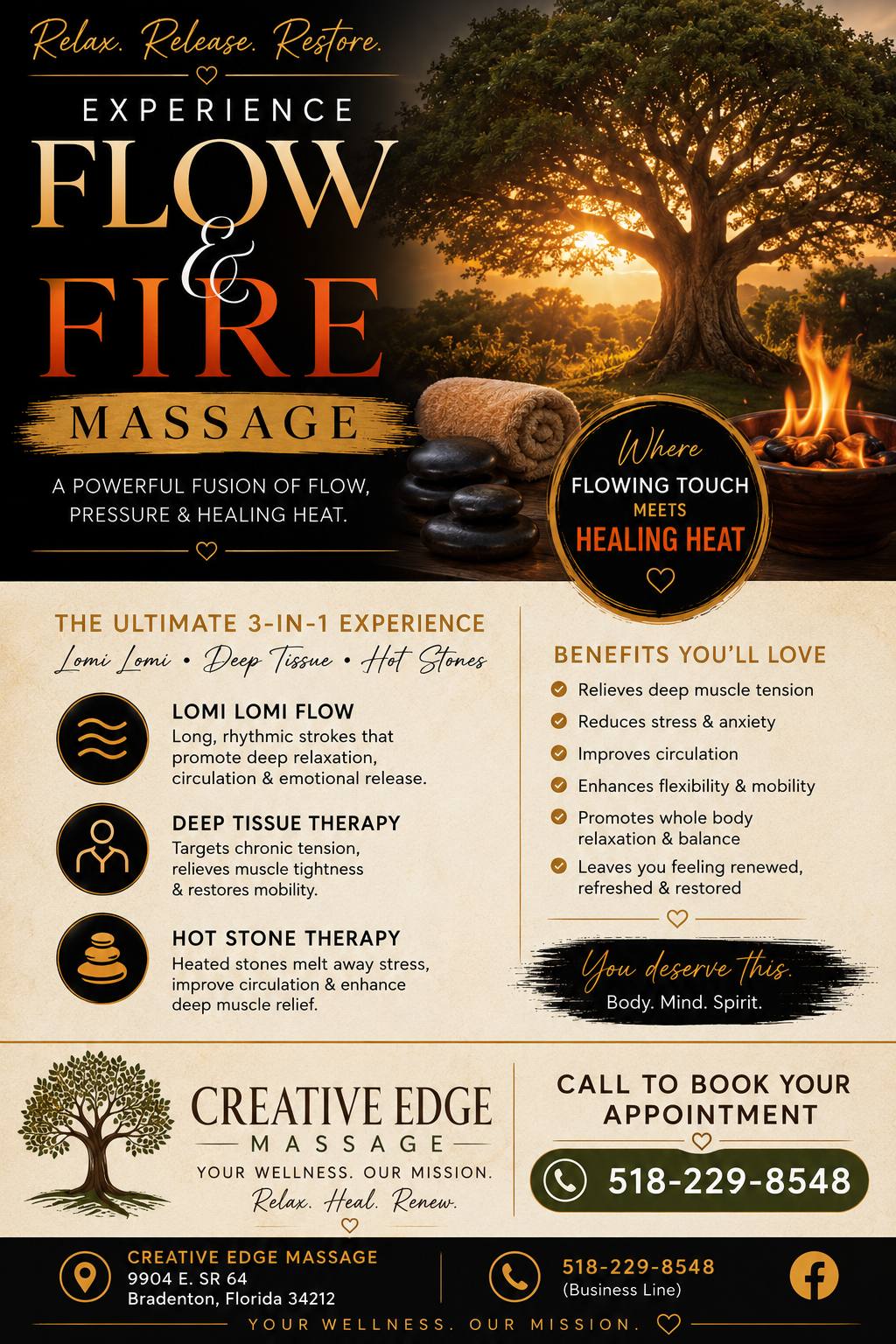 Creative Edge Massage - Flow & Fire Massage